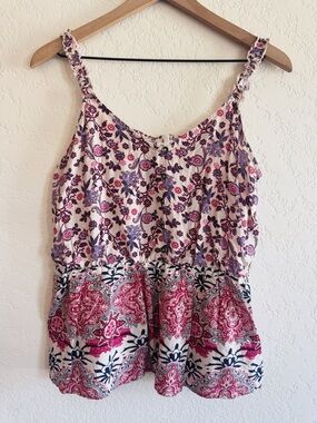 Maurice’s | floral tank top | M